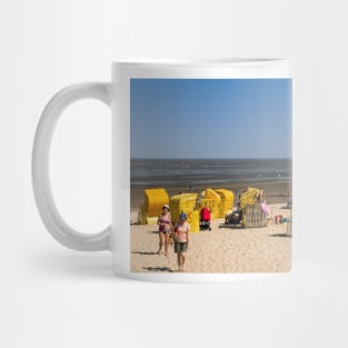 Cuxhaven Beach at Low Tide - North Sea Mug